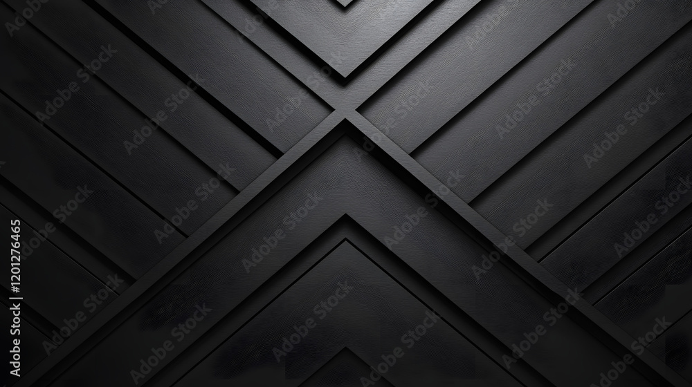 Aufkleber black white dark gray abstract background. geometric pattern shape. line triangle polygon angle. gra