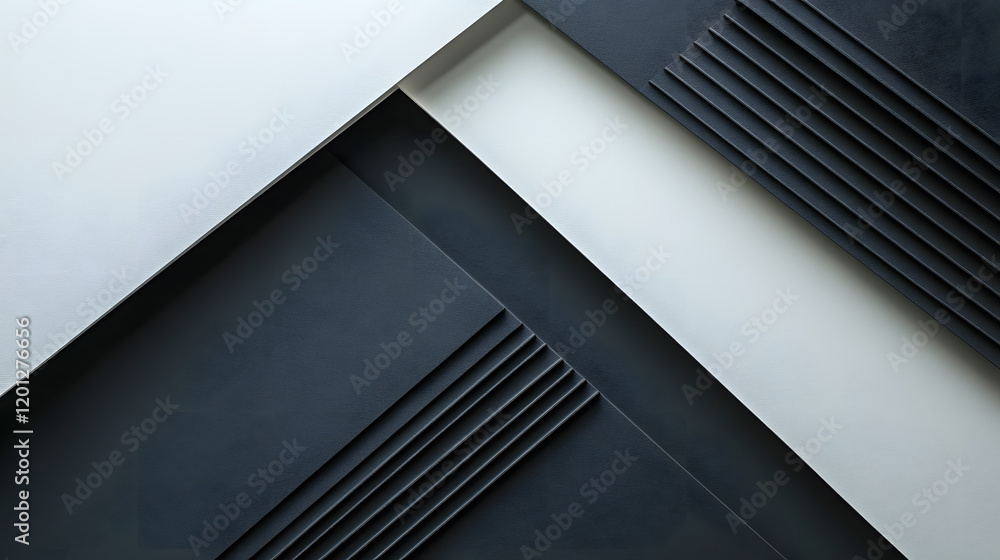 Poster black white dark gray abstract background. geometric pattern shape. line triangle polygon angle. gra