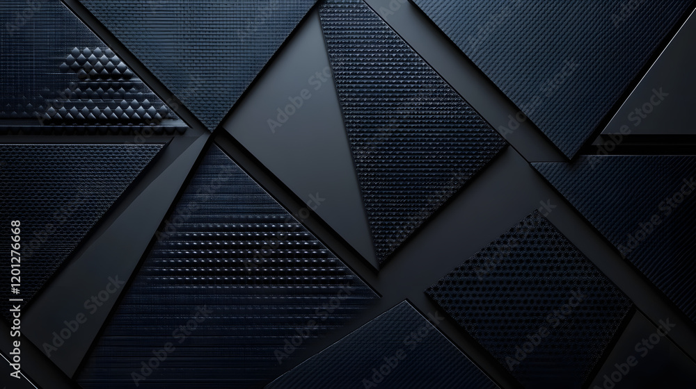 Poster black white dark gray abstract background. geometric pattern shape. line triangle polygon angle. gra