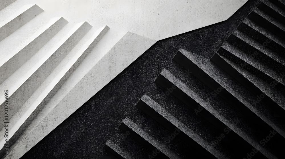Poster black white dark gray abstract background. geometric pattern shape. line triangle polygon angle. gra