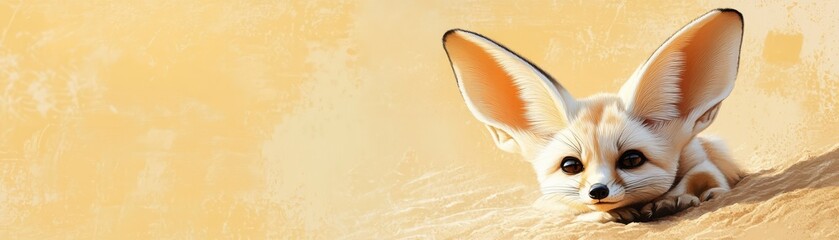 Obraz premium Fennec Fox Portrait