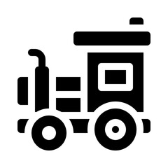 Train Engine glyph icon