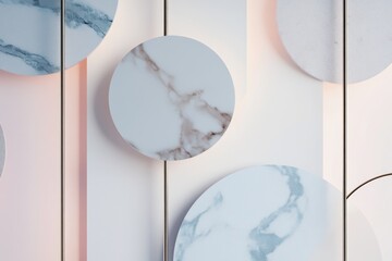 A collection of decorative plates displayed on a wall, suitable for use in home decor or restaurant settings