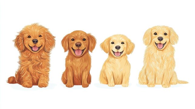 group of puppies