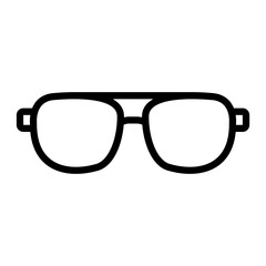 Fototapeta premium Sunglasses Vector Line Icon Design