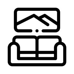 Living Room line icon