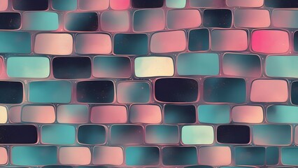 Fototapeta premium Abstract grainy gradient background tiles texture colour gradient noise texture retro banner design