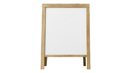 Blank Wooden A Frame Signboard Mockup Advertising Menu Board Restaurant Cafe Signage Template