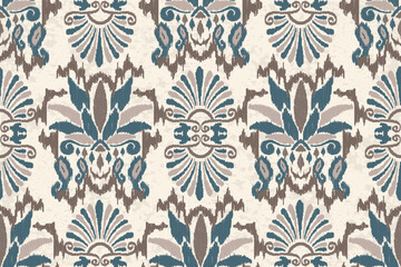 Motifs African boho paisley Floral Ikat pattern embroidery border. Ethnic ikat floral Ethnic Indian Pattern Ikat pattern Ethnic Pattern.Border indian floral Aztec embroidery border seamless patterns.