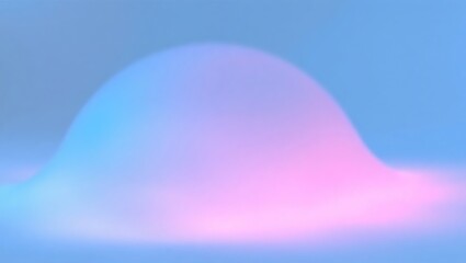 Ethereal pastel sky, giant luminous pearl sphere, soft gradient colors, dreamy atmosphere, minimalist composition, surreal landscape, tranquil mood, centered orb, otherworldly glow, hazy horizon