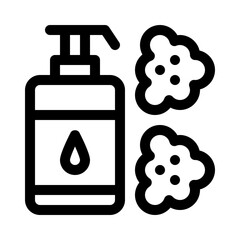 Facial Cleanser line icon