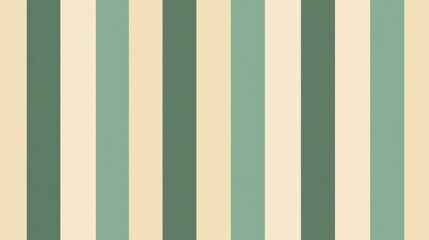 Elegant Seamless Vertical Stripes Pattern Design Beige Sage Green and Olive Green Color Palette