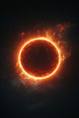 Obraz premium A dynamic animation frame capturing the transit of a planet across the face of its star, emphasizing precise astronomical measurements,