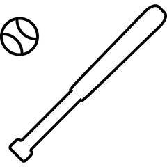 Simple vector icon baseball