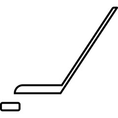 Simple vector icon hockey
