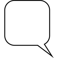 Simple vector icon chat