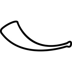 Simple vector icon smoking pipe