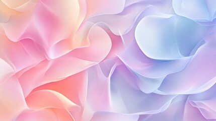 Obraz premium Abstract Pastel Pink Purple and Blue Wave Background Texture