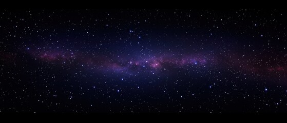 Obraz premium Exploring cosmic wonders stars and galaxies in the vast universe night sky panoramic view science and astronomy