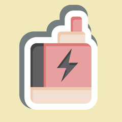 Sticker Vape. related to Smoking symbol. design editable