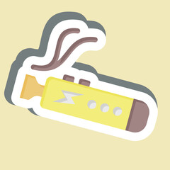 Sticker Vape Pen. related to Smoking symbol. design editable