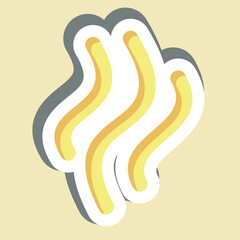 Sticker Smoke. related to Smoking symbol. design editable