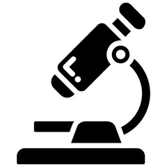 Microscope Glyph Icon