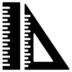 Ruler Glyph Icon