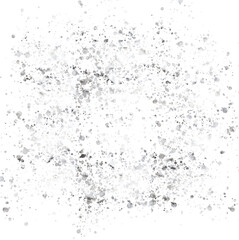 Silver wave. Silver dust, Silver sand. Png sparkly Silver glitter. Chaotically scattered. Silver sparkle confetti. Shiny glittering dust. Card, posters, modern card design template.Transparent png.