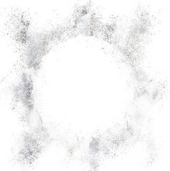 Silver Foil Frame png. Silver glitter gradient stack. Silver glitter splatter frames. Silver stroke on transparent background. Postcard wedding design. Luxury premium design template.