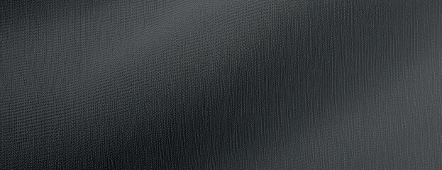 Dark gray background with fabric texture. The black gray background adds a subtle, sophisticated touch with its intricate texture. Minimal fabric vector background, simple fabric texture wallpaper
