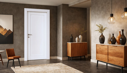 Modern interior door