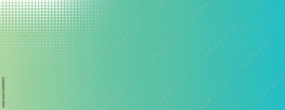 Poster gradient green teal background with a dotted texture. the background is vibrant and modern. green an
