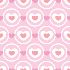 love and circle seamless pattern  design for background, wallpaper, carpet, textile design, fabric, blanket, blanket for kids, card, wrapping paper, notebook , diary cover,  decoration and etc.