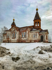 abandoned old church