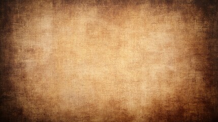 Obraz premium Stunning Aged Canvas Texture Background. A captivating rustic backdrop with a warm brown palette, perfect for graphic design projects. A simple, elegant, and versatile neutral color design.