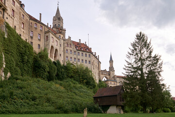 Obraz premium Sigmaringen, Germany - located in the Black Forest, very close to the source of the river Danube, Sigmaringen is famous for its Medieval fortress