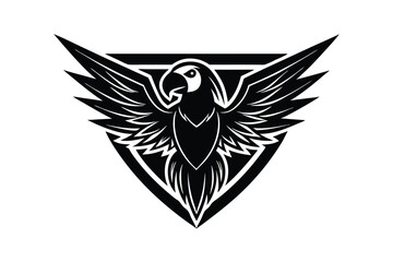 Macaw Logo Head Vector Illustration
