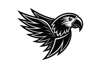 Macaw Logo Head Vector Illustration