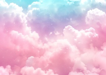 Colorful pink fluffy cotton candy background, soft color sweet candyfloss, lovely valentine concept, abstract blurred dessert texture