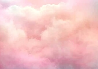 Fototapeta premium Colorful pink fluffy cotton candy background, soft color sweet candyfloss, lovely valentine concept, abstract blurred dessert texture