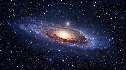 Fototapeta premium Messier 81: A Breathtaking Spiral Galaxy