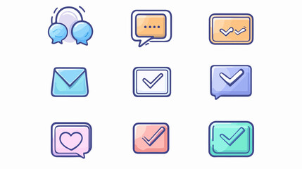 Effective Communication Checkmark Box and Social Dialogue for Approval