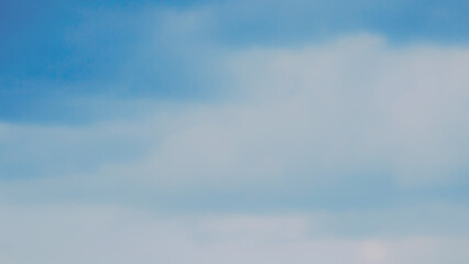 The bright blue sky with a fluffy clouds at the start of the day creates a sense of freedom and...
