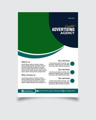 modern , minimal business flyer design