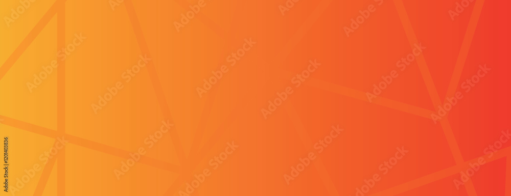 Poster geometric background with a gradient style, vibrant orange and red colors. the background has a smoo