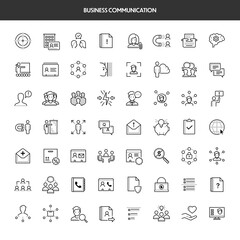 Business Communication Icons