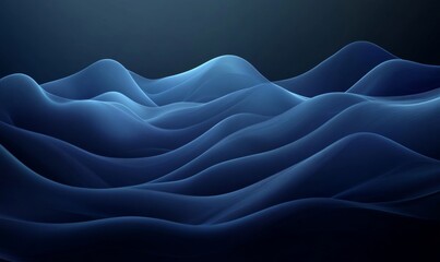 Obraz premium Abstract futuristic - technology with polygonal shapes on dark blue background. Design digital technology concept. 3d illustration., Generative AI