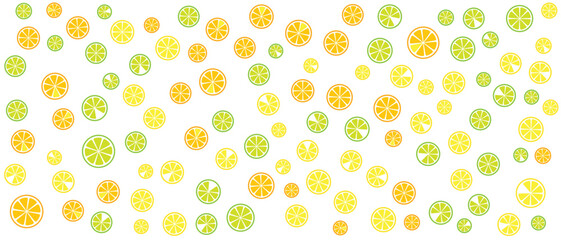 pattern with lemon slice