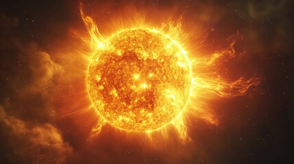 "Cosmic Fury: The Sun&rsquo;s Fiery Eruption"